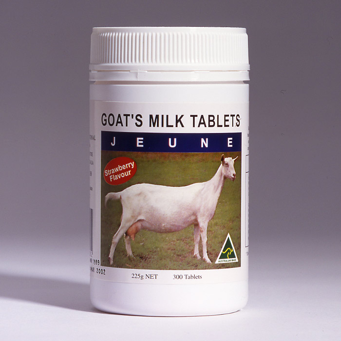 Jeune Goat's Milk Tablets 300's Strawber..