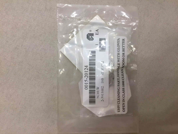 AMAT P/N : 0015-20124  SCR 1/4 - 20 X 1 TITANIUM VENTED FLAT HE , OEM New