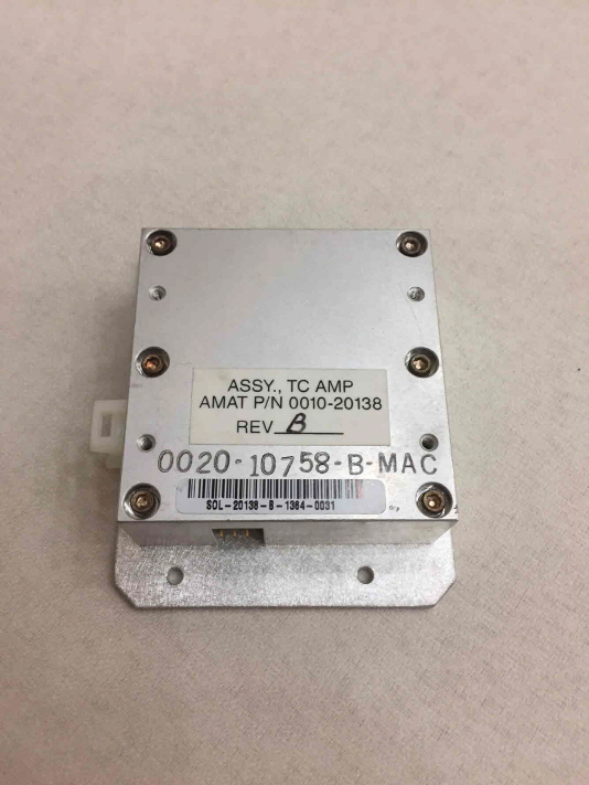 AMAT P/N : 0010-20138 Rev B,   ASSY TC AMP HSNG , OEM New
