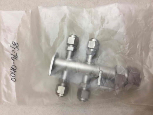 AMAT P/N :  0040-76368  MANIFOLD SHORT , 2'nd Source