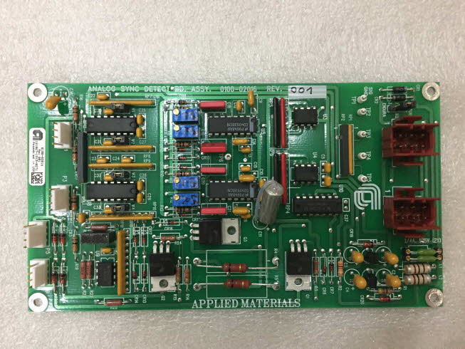 AMAT P/N :  0100-02016 , PCB ASSY, ANALOG SYNC DETECT  , OEM