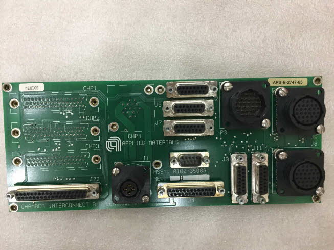AMAT P/N :  0100-35083 , PCB ASSY CHAMBER INTCNCT B&D CENTURA MXP,  OEM