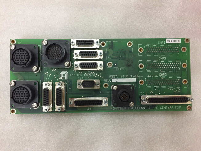 AMAT P/N :  0100-35082 , PCB ASSY CHAMBER INTERCO A&C CENTURA MXP , OEM
