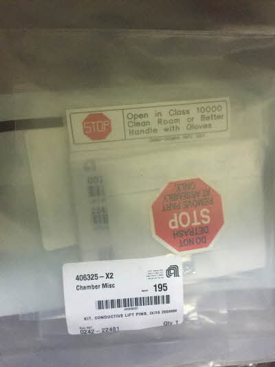 AMAT P/N : 0242-22481 , KIT, CONDUCTIVE LIFT PINS, IX/IS 200MM, J