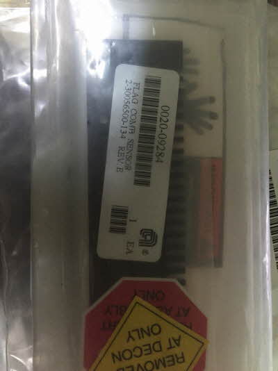AMAT P/N : 0020-09284 , FLAG, COMB SENSOR 3/16" PITCH , J