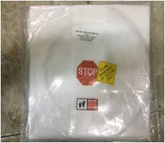 AMAT P/N : 0020-32318 , GAS DISTR PLATE, 37HOLES OXALIC, 5-7 MIL