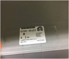 AMAT P/N :  0200-36105 , CHAMBER INSERT 200MM TXZ CIP