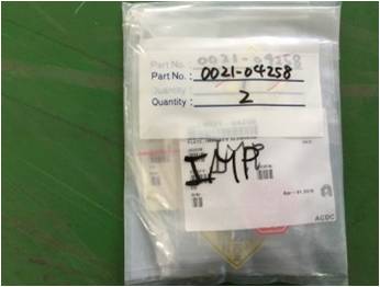 AMAT Part No : 0021-04258 , PLATE, RETAINER ALUMINUM