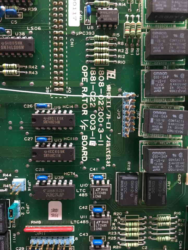 TEL 1881-022003-1D , OPERATOR I/F BOARD