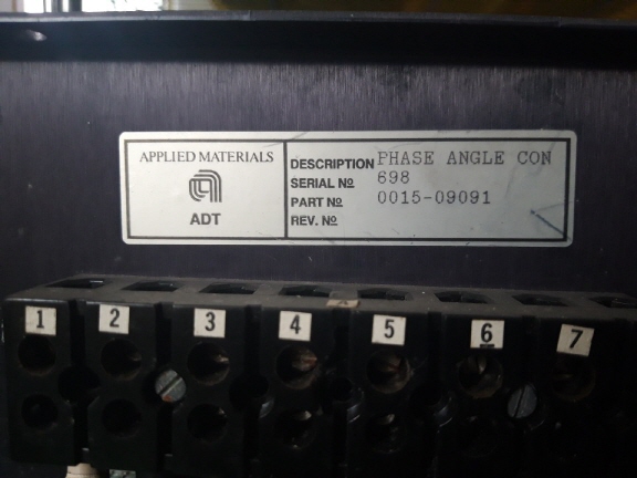 AMAT Part No : 0015-09091 , PHASE ANGLE ..