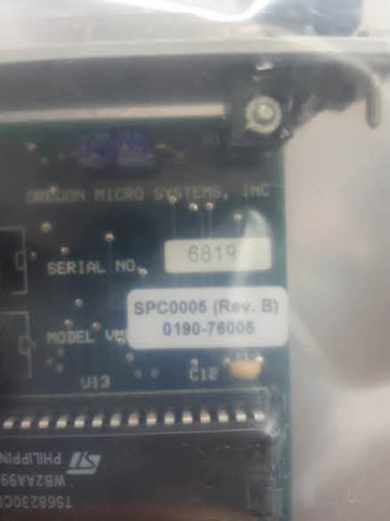 AMAT Part No : 0190-76005 , OMS BD